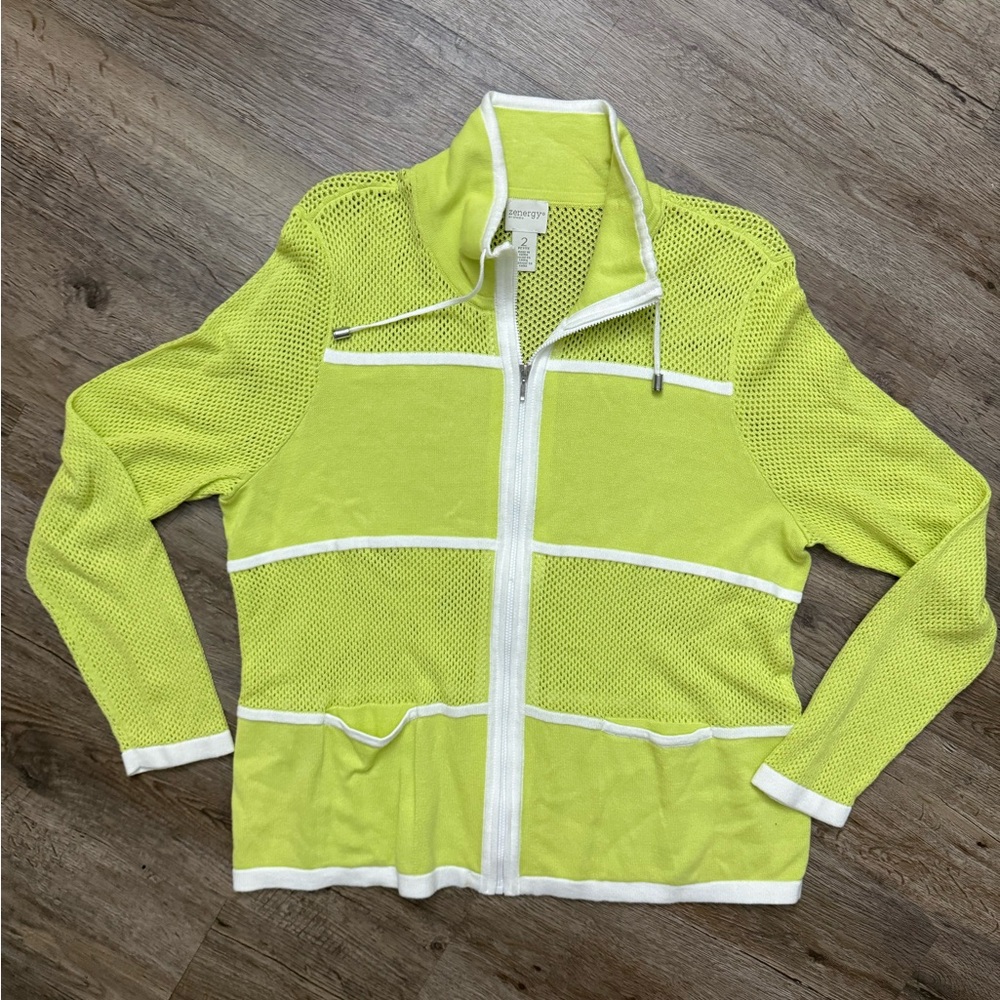 Chicos Zenergy Lissa Mesh Jacket